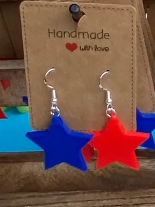 Fourth of July earrings